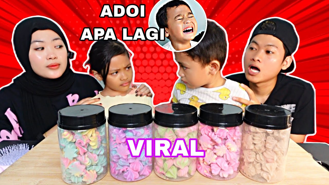 ADOI❗️PUNCA LAH CACA NIE TAK BAGI RAYYAN MAKAN MERINGUE VIRAL TIKTOK😱‼️