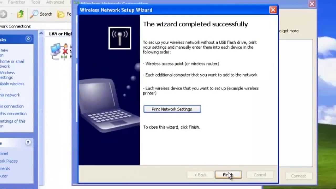 How to Setup Wifi in Windows XP