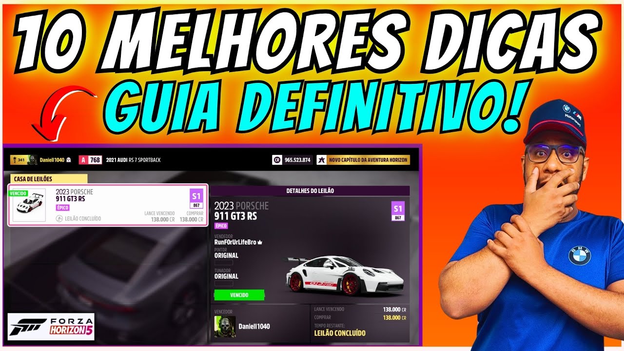 10 DICAS PARA COME&Ccedil;AR BEM NO FORZA HORIZON 5! 🚗💨