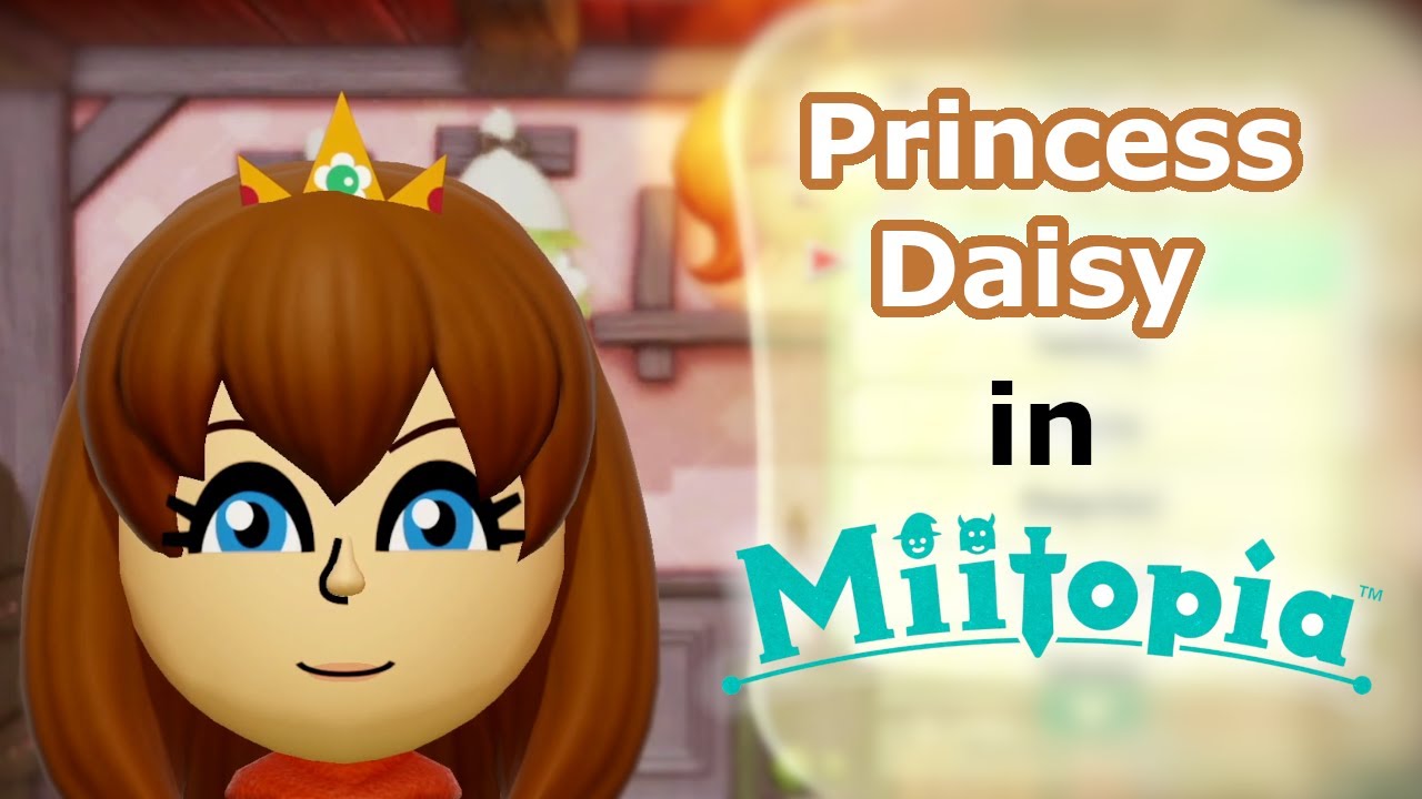 Miitopia Switch Mii Maker - Princess Daisy in Miitopia
