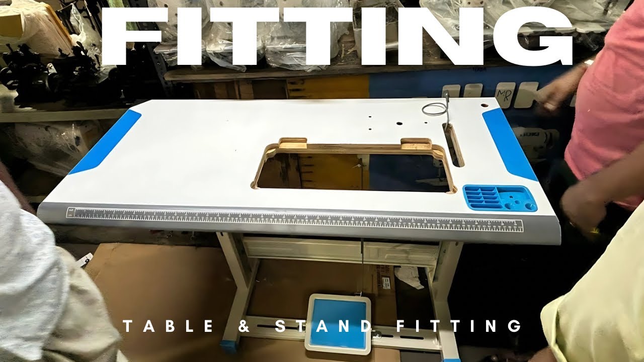 Juki sewing machine table stand fitting #sewingmachine #youtube