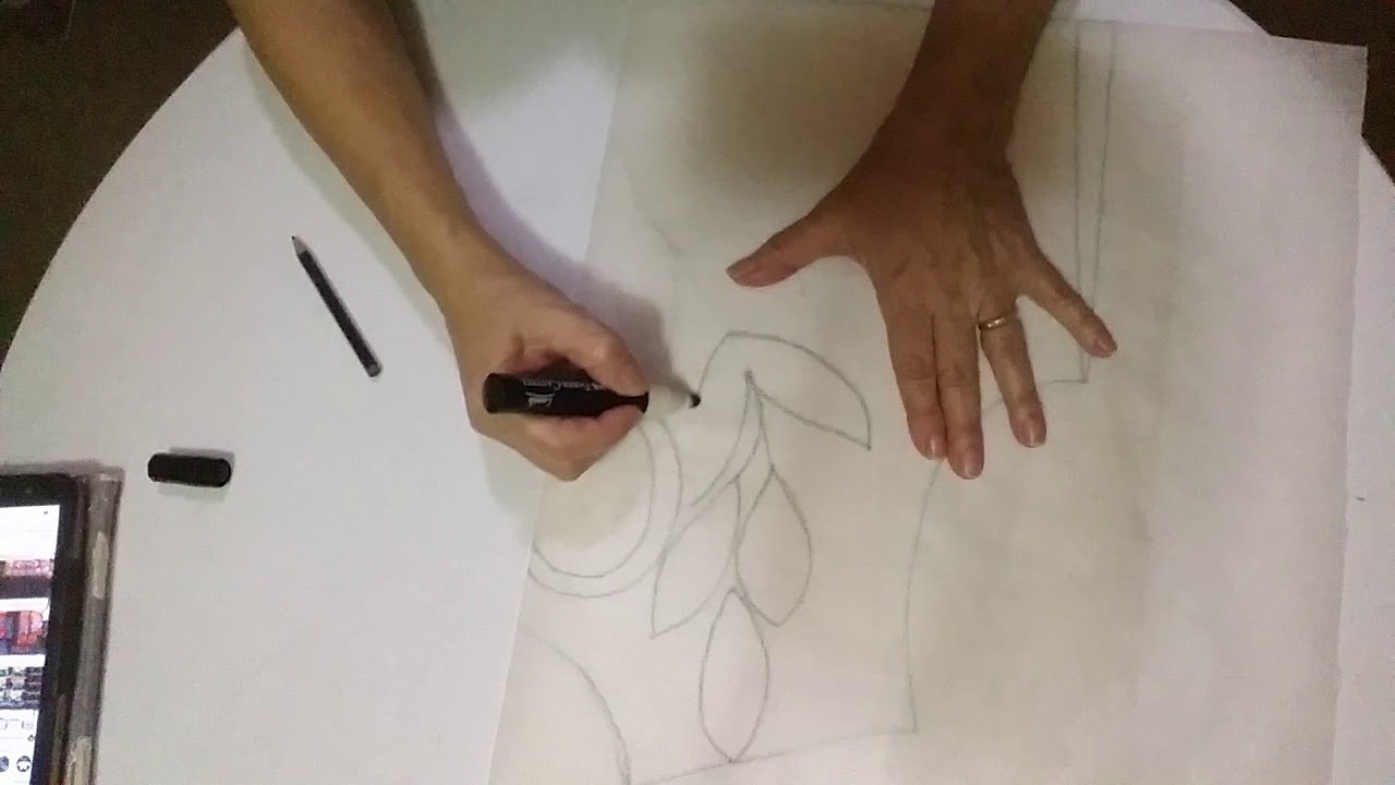 Como fazer desenhos da Renda Renascença