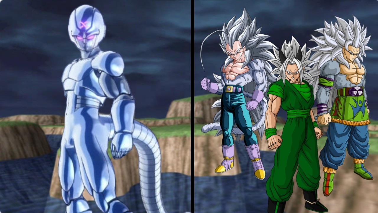 Meta Cooler Supervillain Vs 3 CPUs | DBZ: LOT
