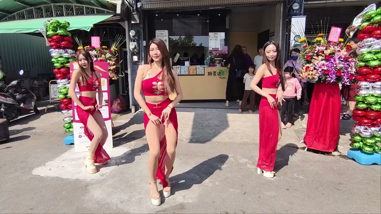 2026年3月14日 鮮茶道茶飲 屏東九如店 開幕 # 舞者 : 海棠、妍妍、董馨