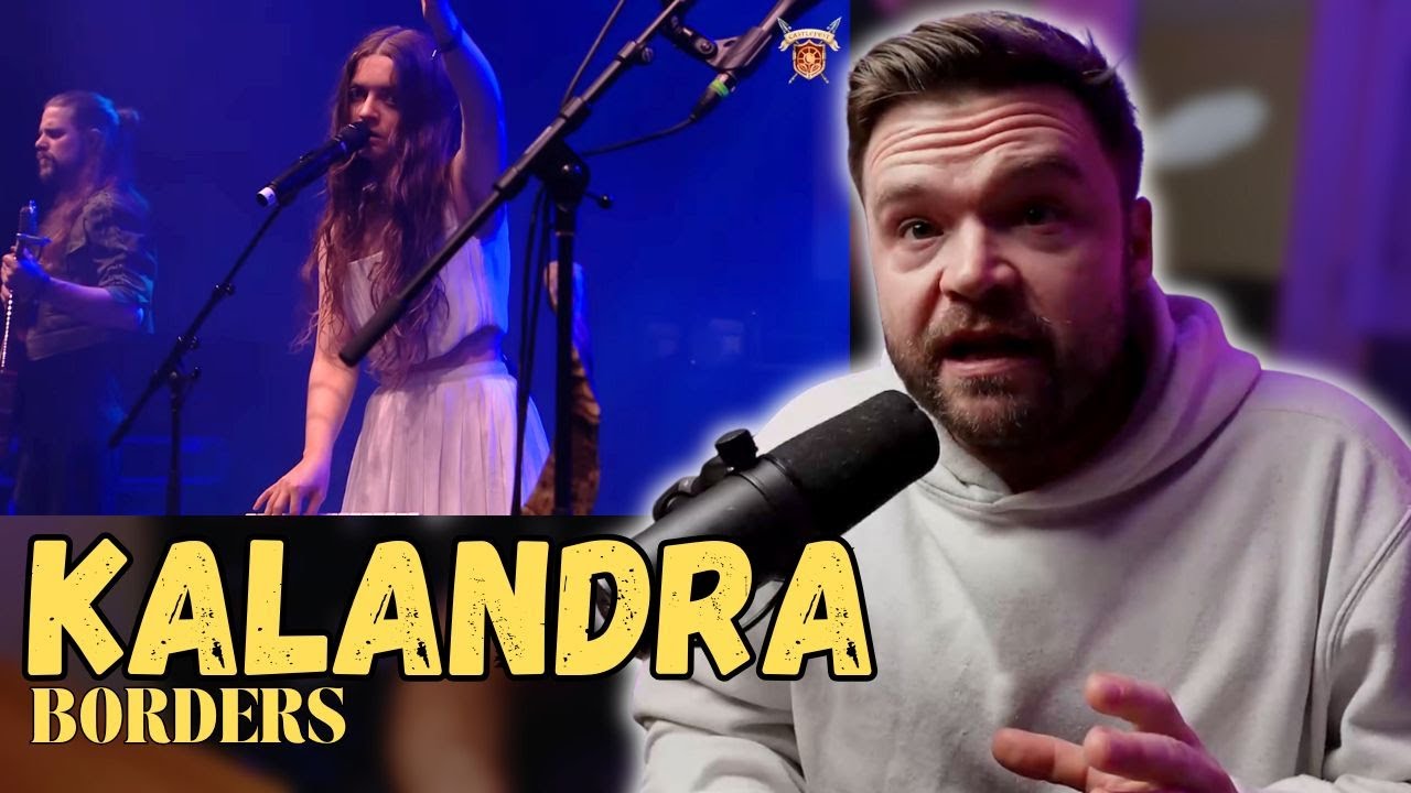KALANDRA - BORDERS (Official Live Performance) | REACTION
