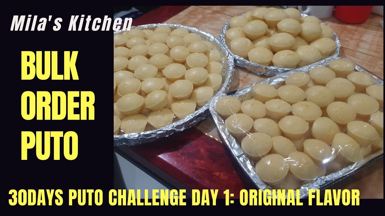 30 DAYS PUTÖ CHALLENGE:DAY1-BULK ORDER PÜTO RECIPE WITH COSTING| ORIGINAL|PANG NEGOSYO|MILAS KITCHEN