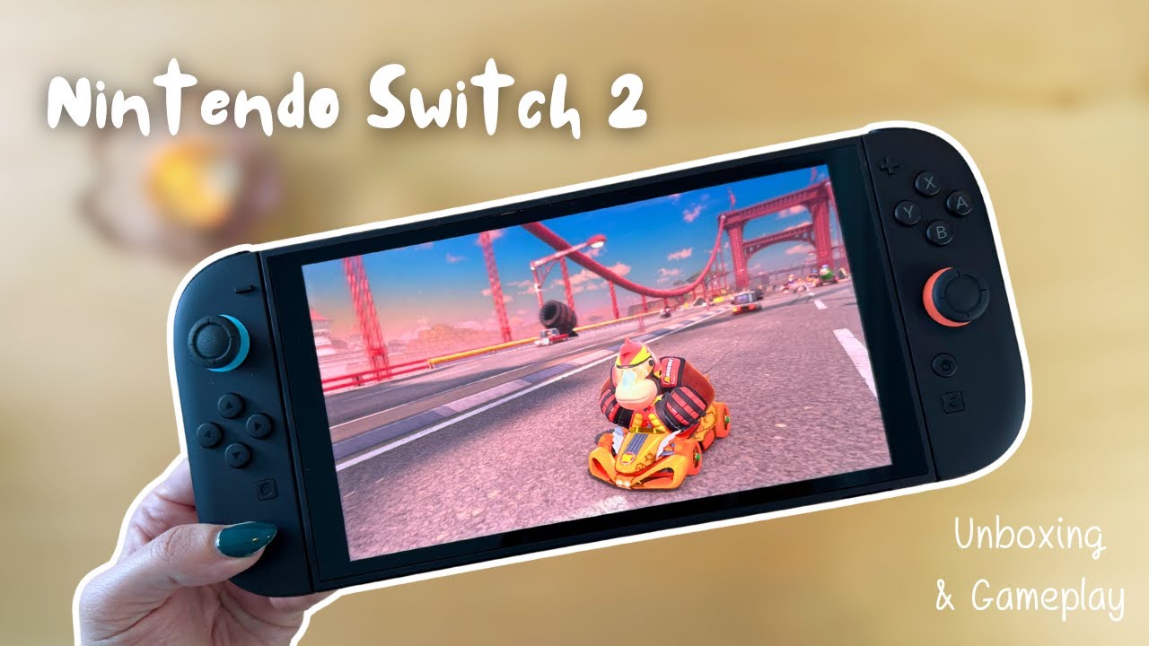 ✨️ Nintendo Switch 2 ✨️  first look & mario karts game test