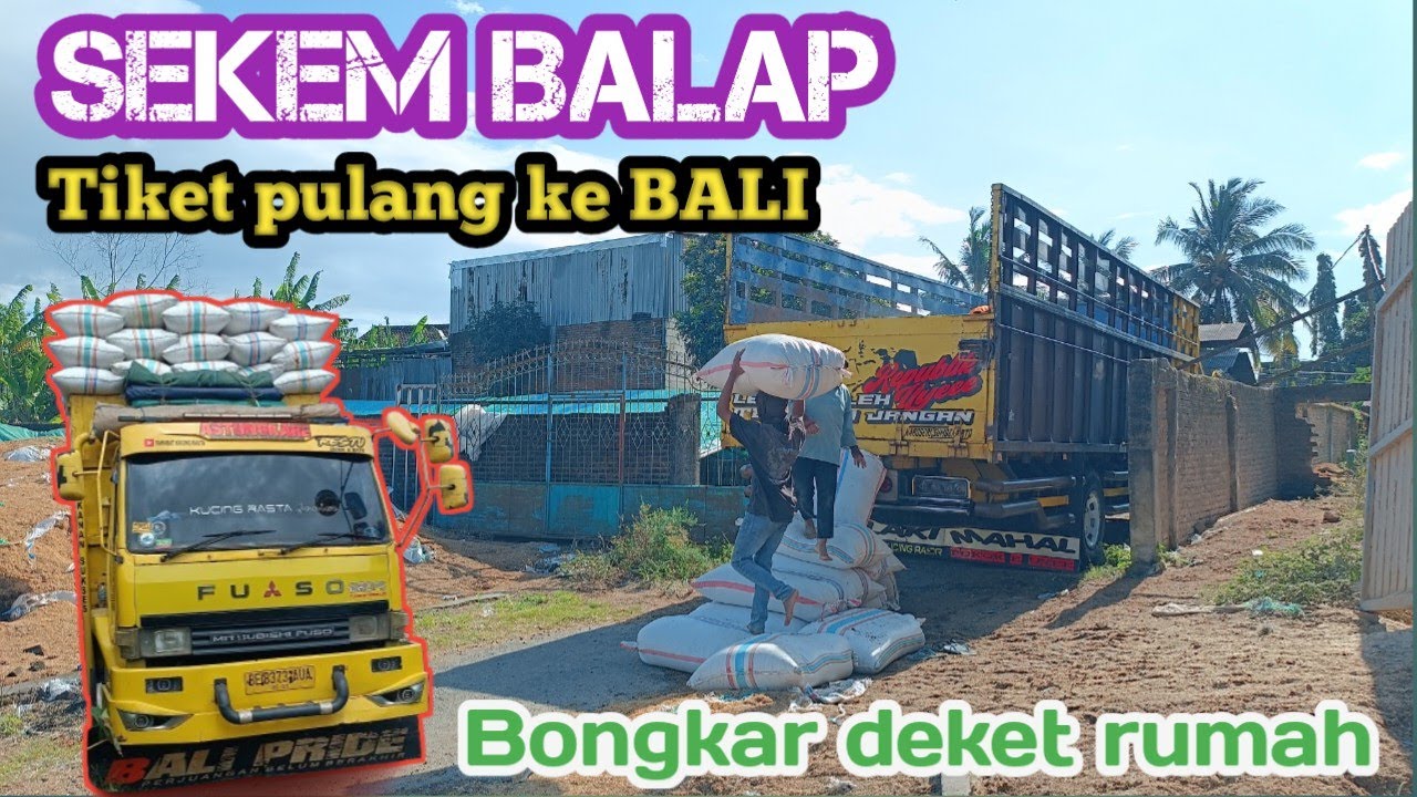 SEKAM BALAP‼️Tiket pulang ke BALI