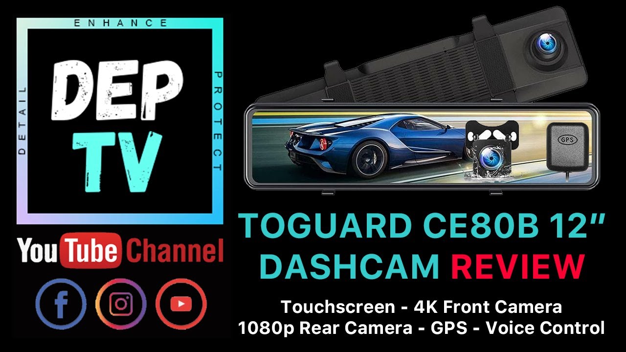TOGUARD 4K CE80B Dual Camera Dash Cam - The Best Sub £120 DashCam You Can Buy ? Review & Run Through