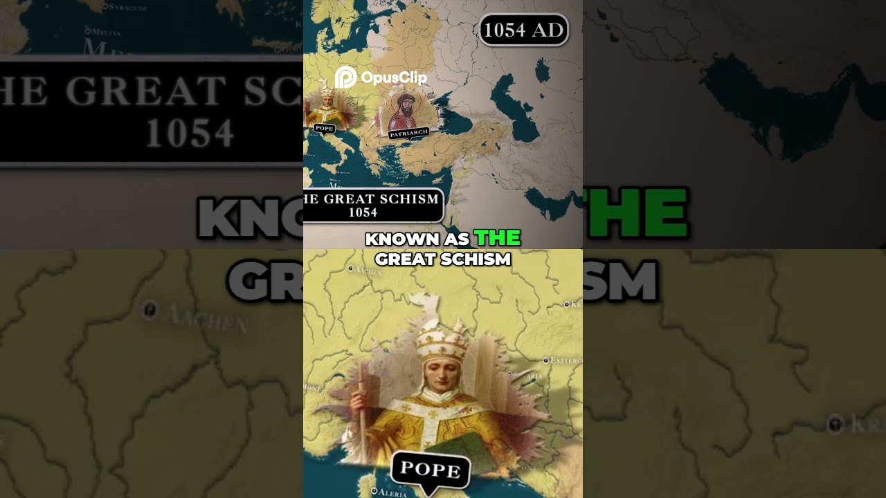 What Caused The Great Schism In 1054?! 😲