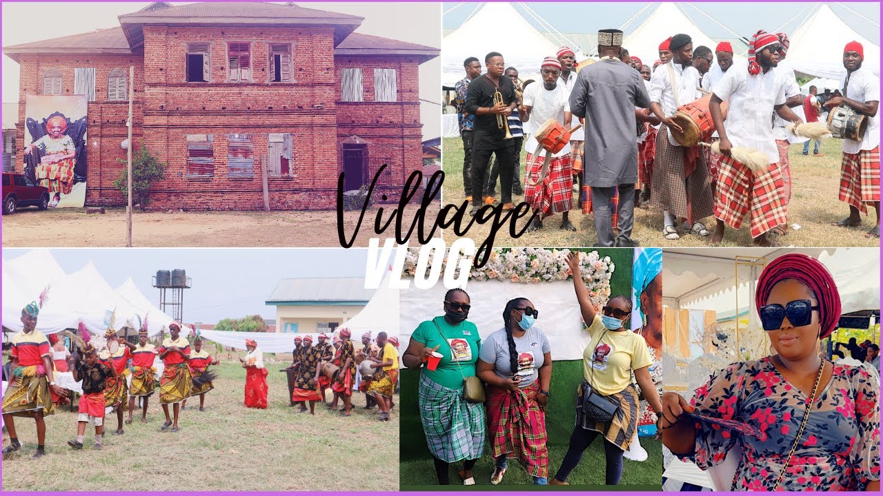 Epic Trip to Aboh Kingdom-Obi Oputa II Palace Tour, War Relics, Royal Burial & More | Village Vlog