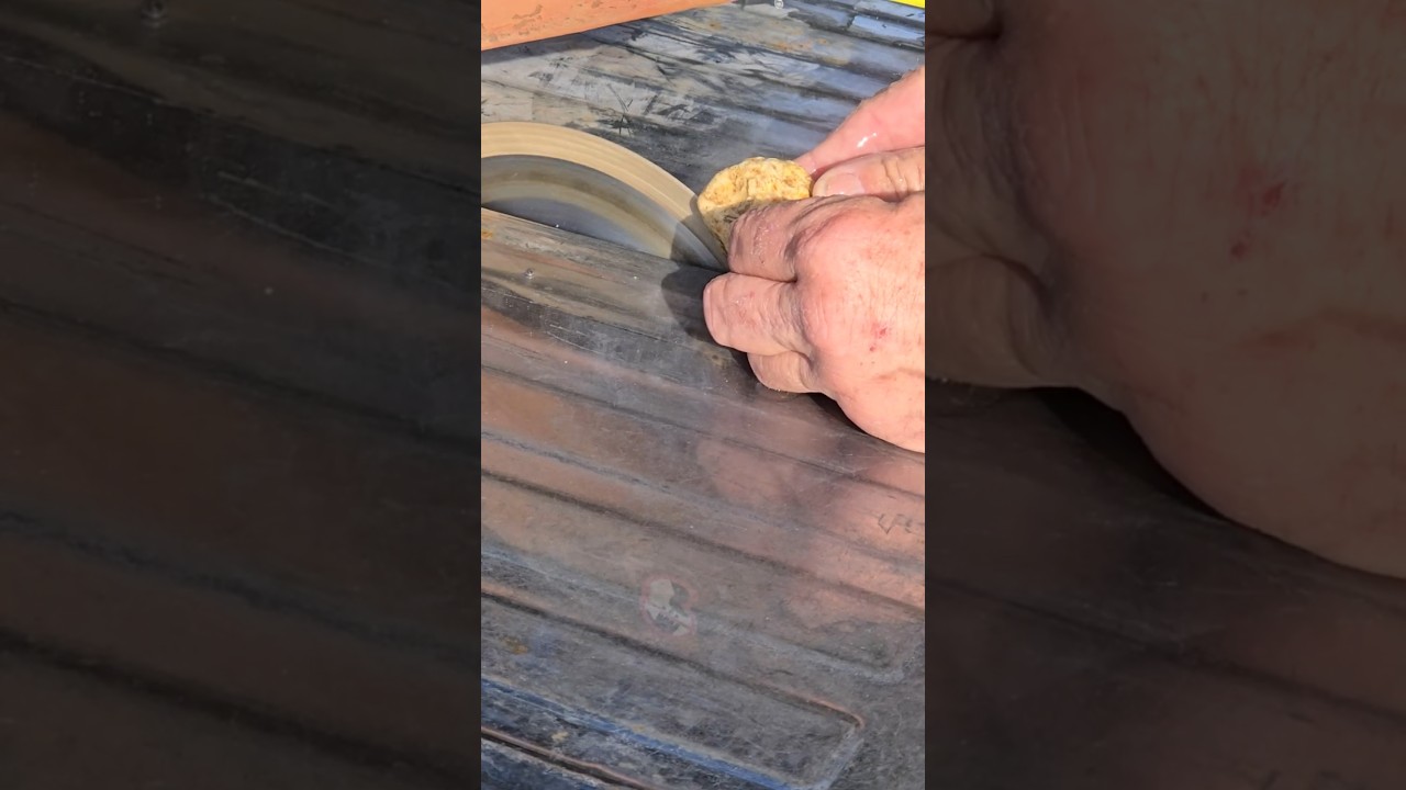 Cutting Rock On a Tile Saw