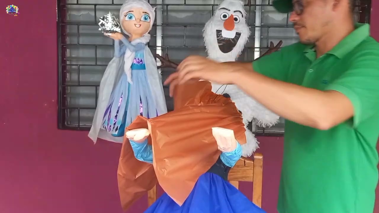 Piñata de la princesa Anna de Frozen #princess #princesas #frozen #frozen2 #piñatas #decoration