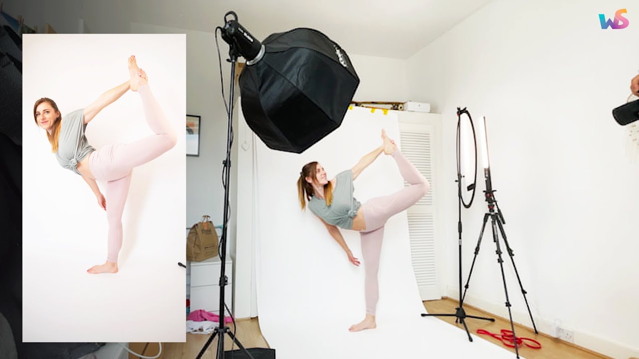 Behind The Scenes | FITNESS PHOTOSHOOT at Home | Set Up