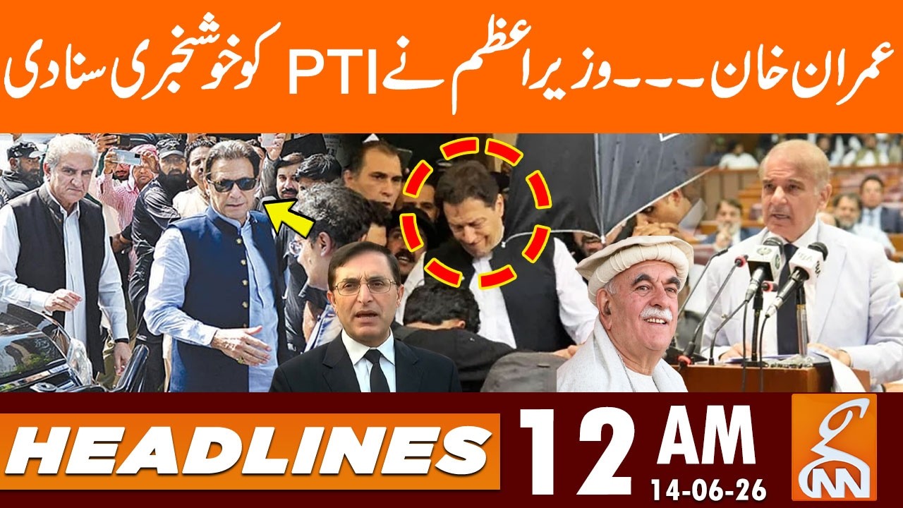 PM Shehbaz Sharif Big Offer to PTI | Imran Khan | News Headlines | 12 AM | 14 June 2026 | GNN