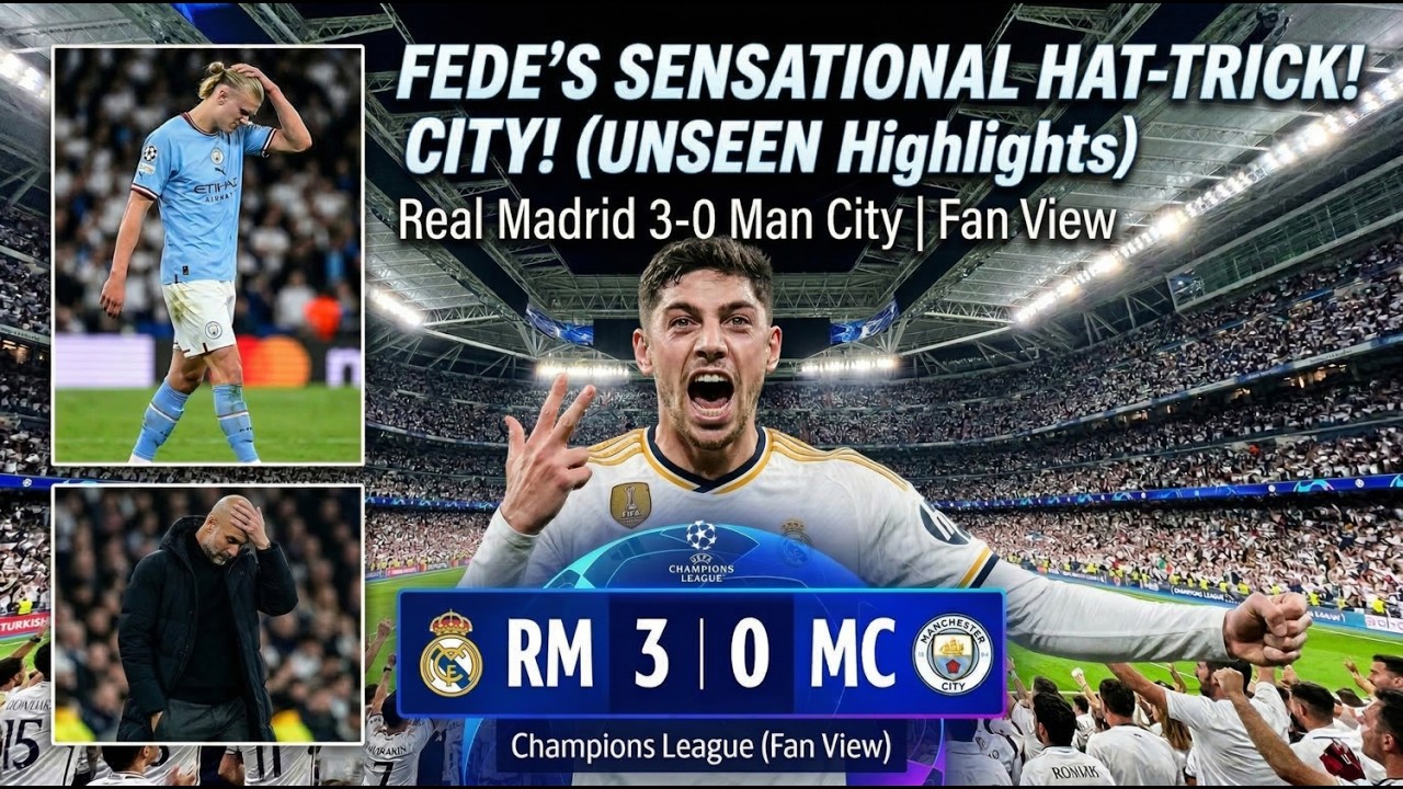 How Did Real Madrid Demolish Man City On This Magical Champions League Night?