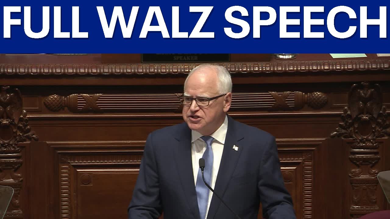 MN Gov. Walz gives State of the State Address [RAW]