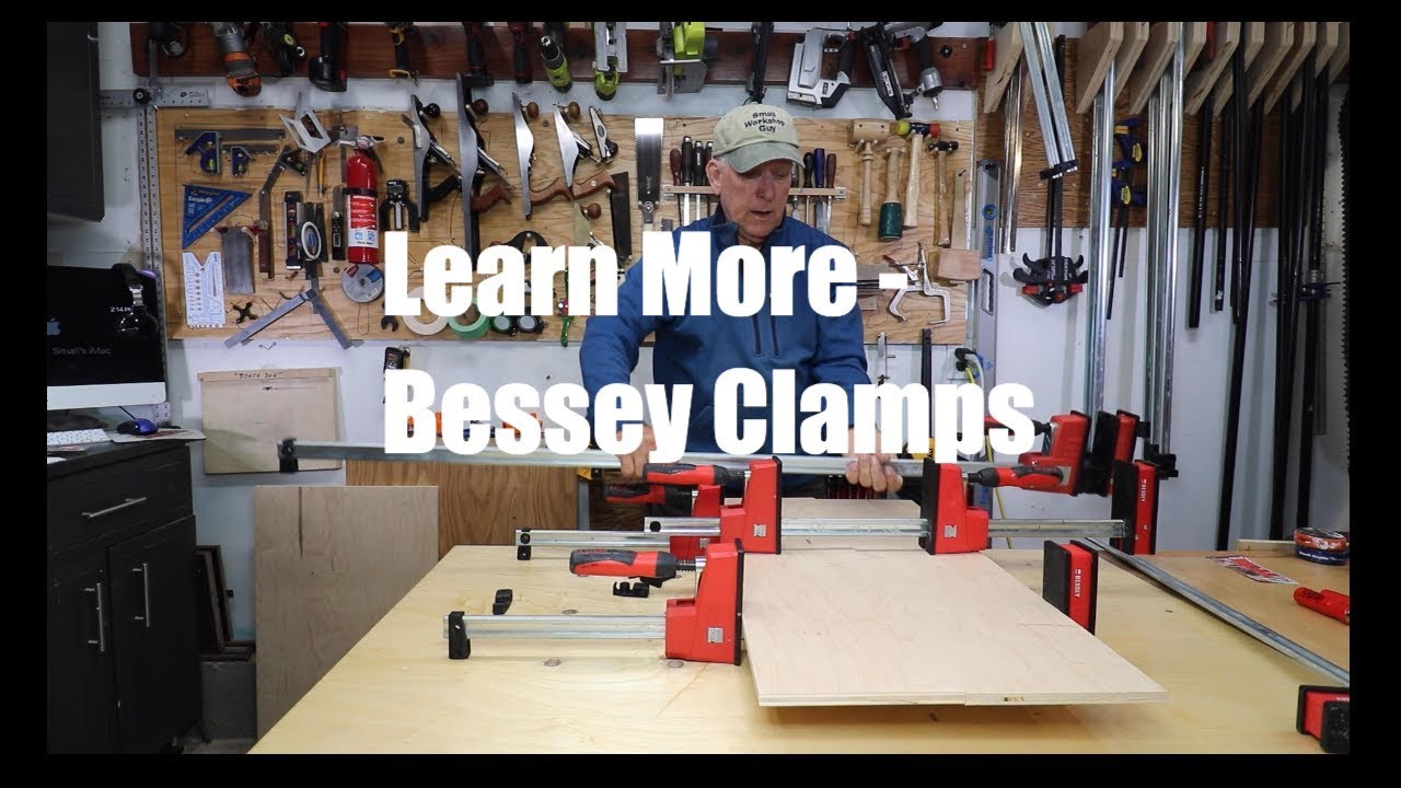 Bessey K Body Parallel Bar Clamps (Panel Clamps) - 4 Ways to Configure and 4 Superb Accessories