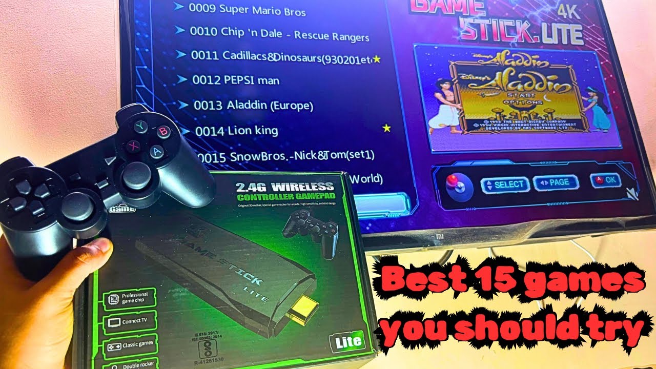 Best 15 games you must play in game stick LTE 4k 2.4G WIRELESS CONTROLLER GAMEPAD 😱