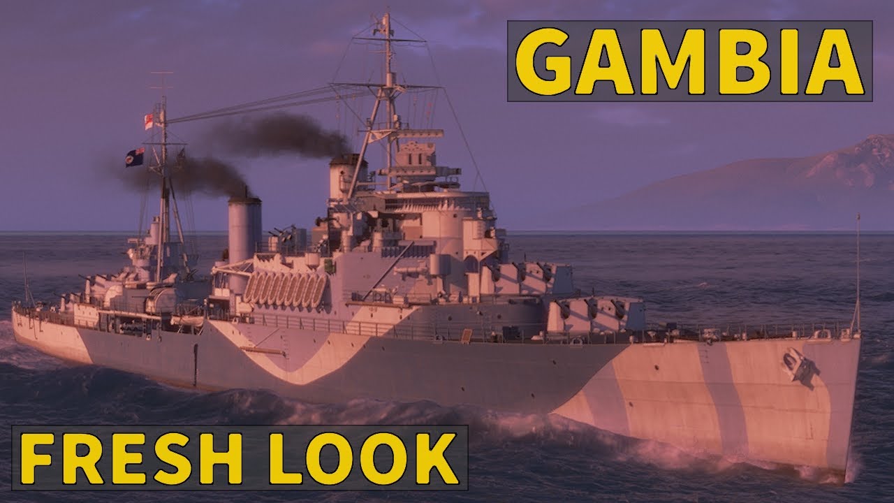 Гамбия — крейсер Содружества T7 | World of Warships