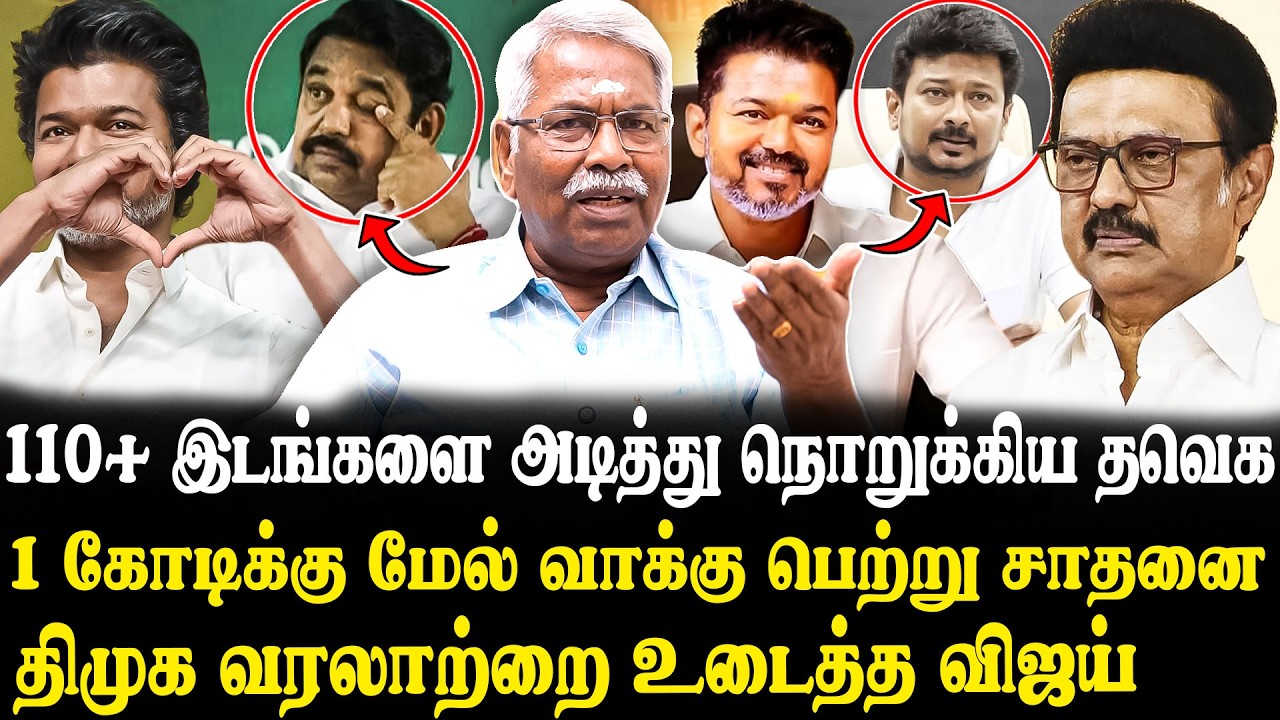 ஸ்டாலினை தோற்கடித்து விஜய் முதல்வரானார்..🔥😎 CK Mathivanan Latest Interview | Vijay | Election | TVK.