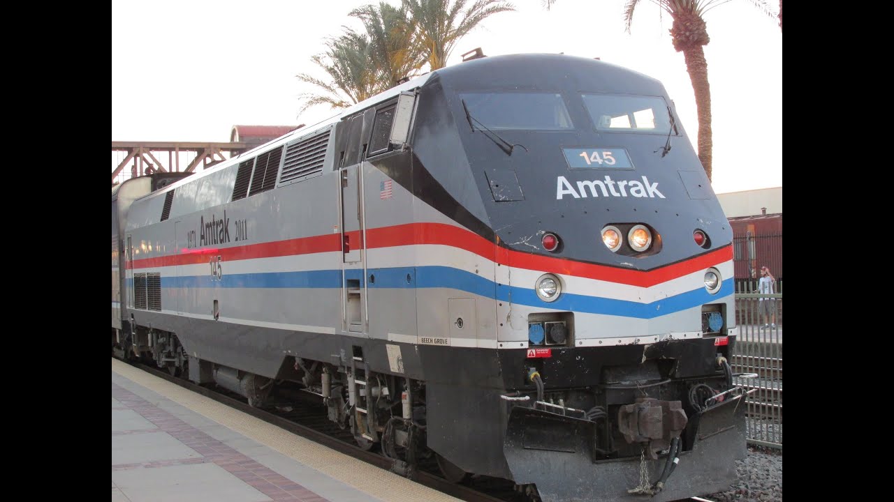Incredible! Amtrak Heritage Unit #145, Blows Shave and Haircut Two Bits, and Great Engineer!
