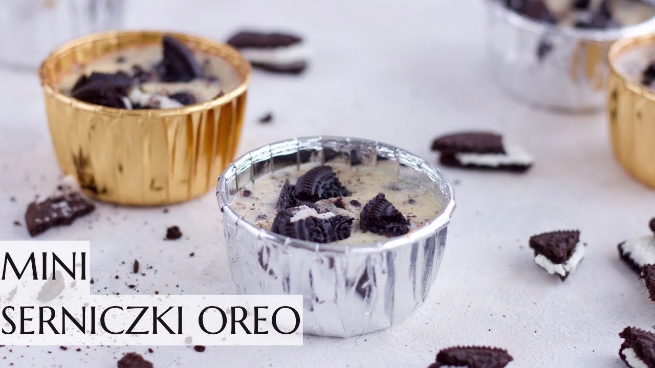 Mini serniczki oreo na słodki stół