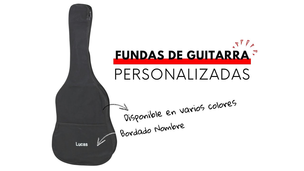 Bordado de nombre propio en fundas de guitarra | ORTOLÁ GROUP