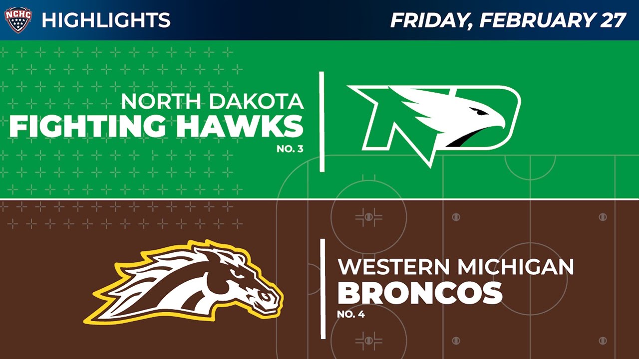 2/27/26 - North Dakota at Western Michigan Highlights
