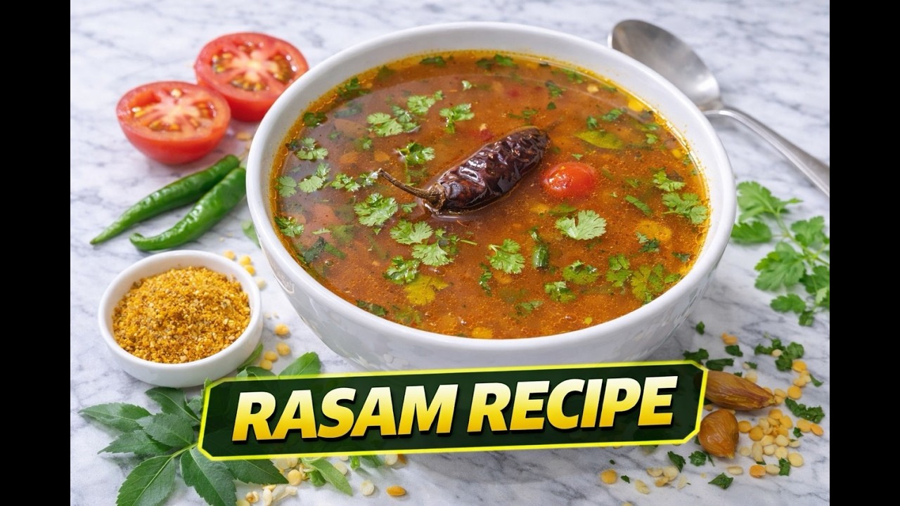 Rasam Recipe | Traditional South Indian Rasam | Amrita Kitchen