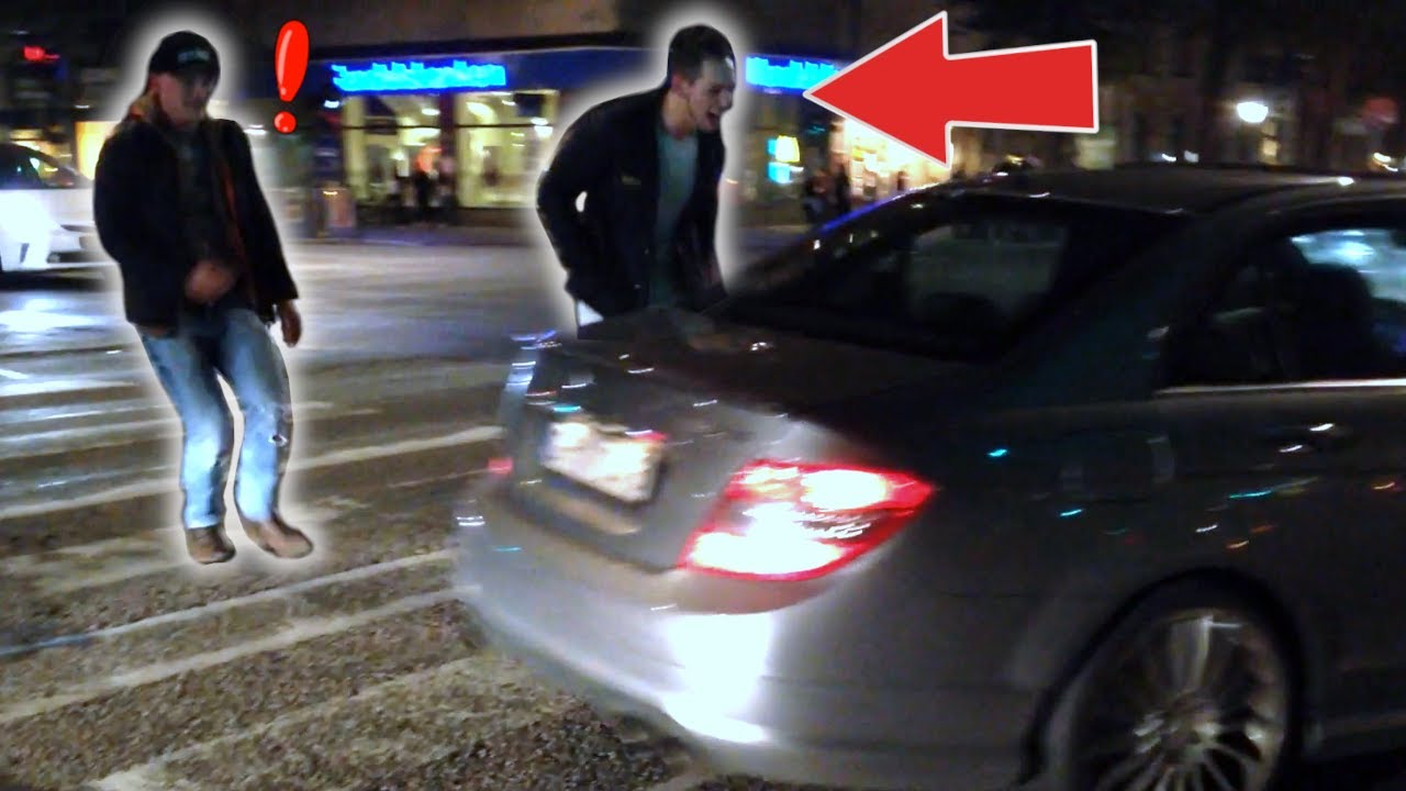 C63 AMG vs Angry Pedestrians - Friday Night in Stockholm | Sveavägen Cruising Pt. 4