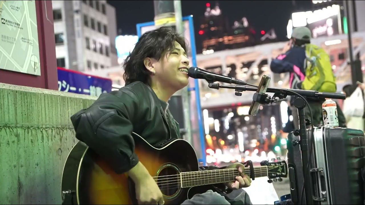 ke1ta「ひまわりの約束/秦基博」cover  弾き語り 新宿路上ライブ(福岡から遠征)