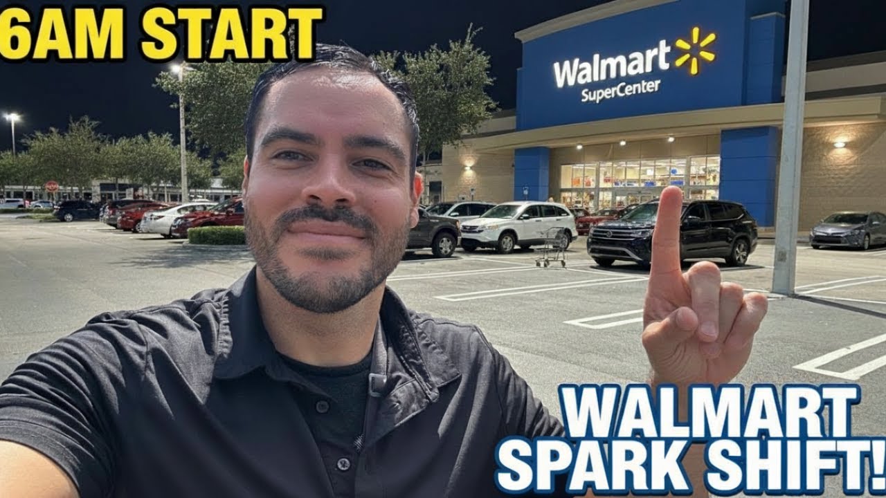 Я работал на открытии магазина Walmart в будний день (Spark Shift).