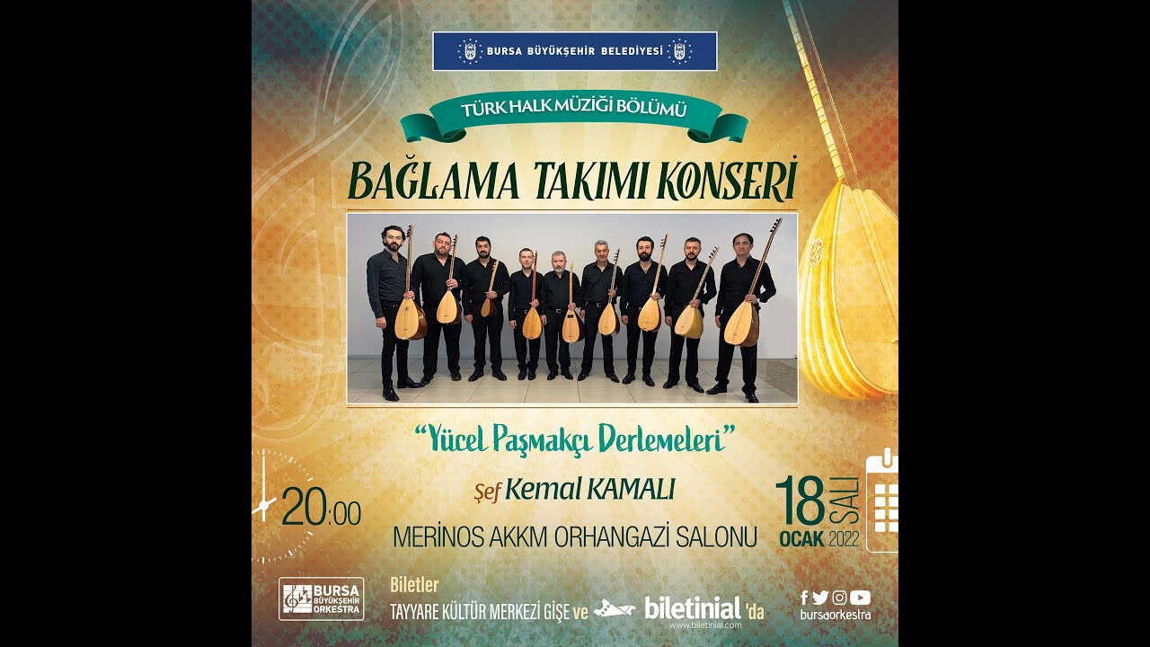 Türk Halk Müziği Bölümü - Bağlama Takımı Konseri