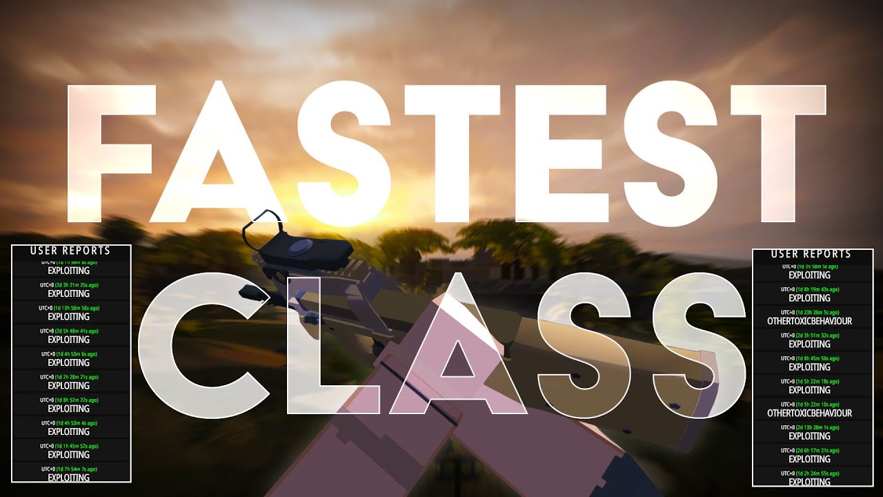 the fastest class in battlebit