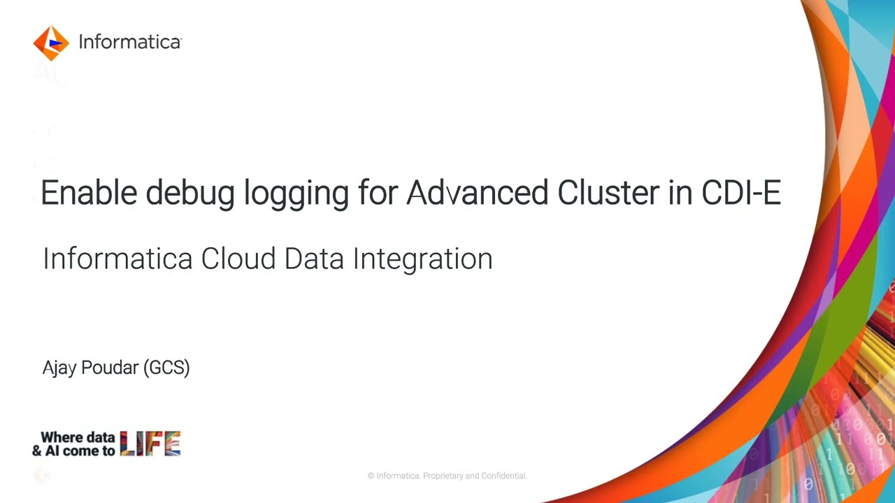 How to Enable Debug Logging for Advanced Cluster in CDI-E