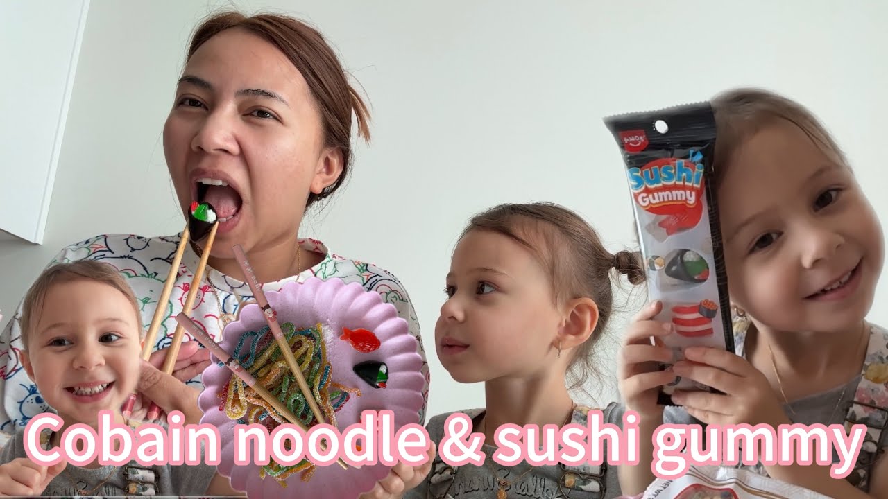 Cobain Gummy bentuk noodles & 🍣 🍱🍜 