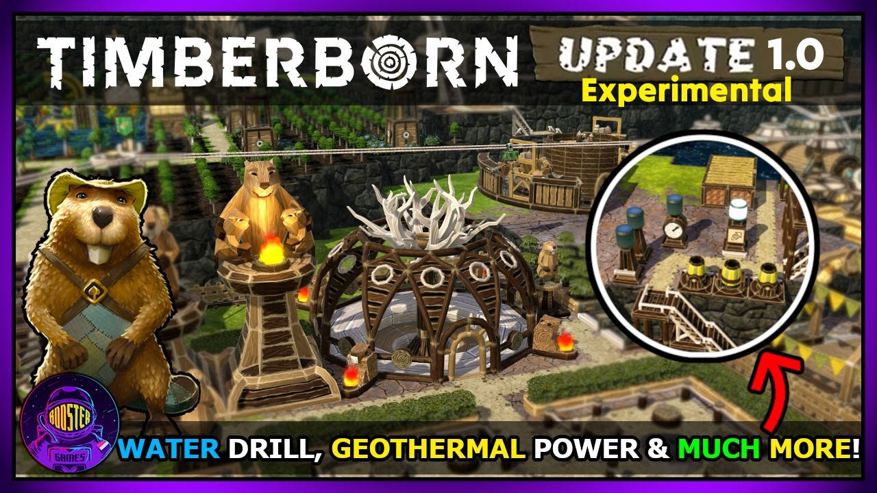 LIVE | The Earth Recultivator & NEW Automation UPDATE! - Timberborn 1.0 Experimental Gameplay