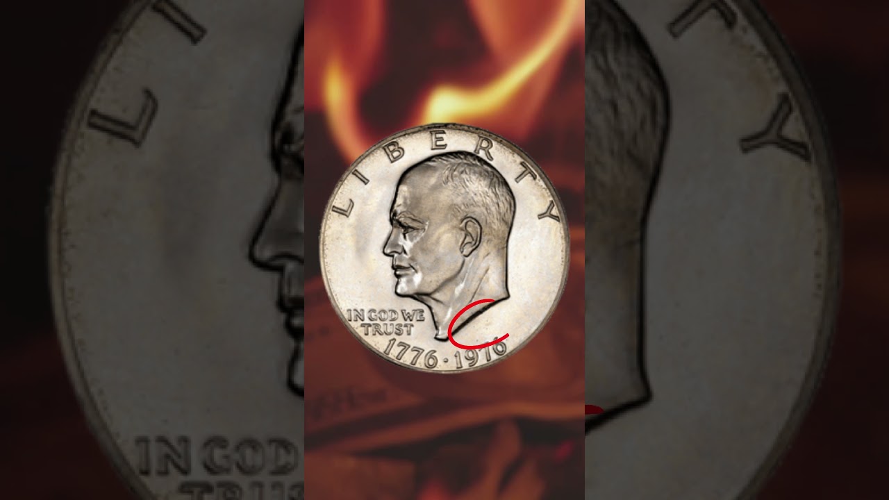 The Rarest 1976 Eisenhower Dollar Ever Made #coin #dollar #coincollecting #treasurehunt #rarecoins