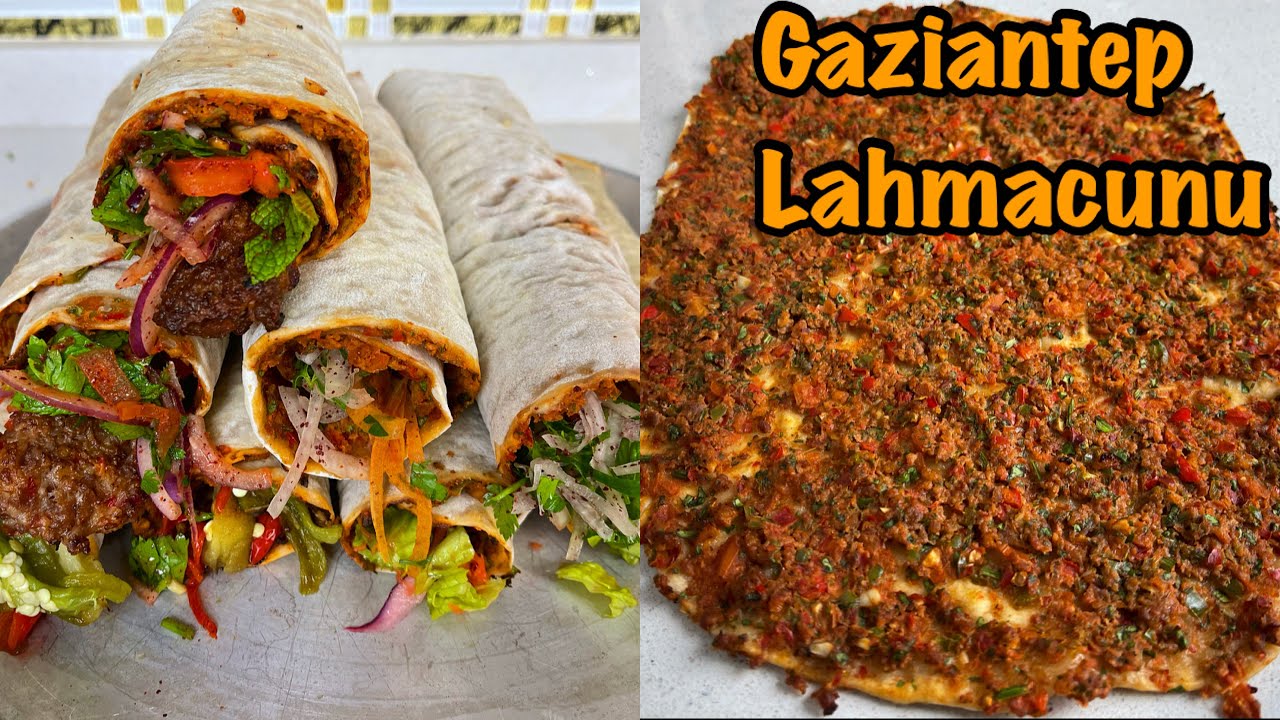 EVDE GAZİANTEP LAHMACUNU NASIL YAPILIR!!!