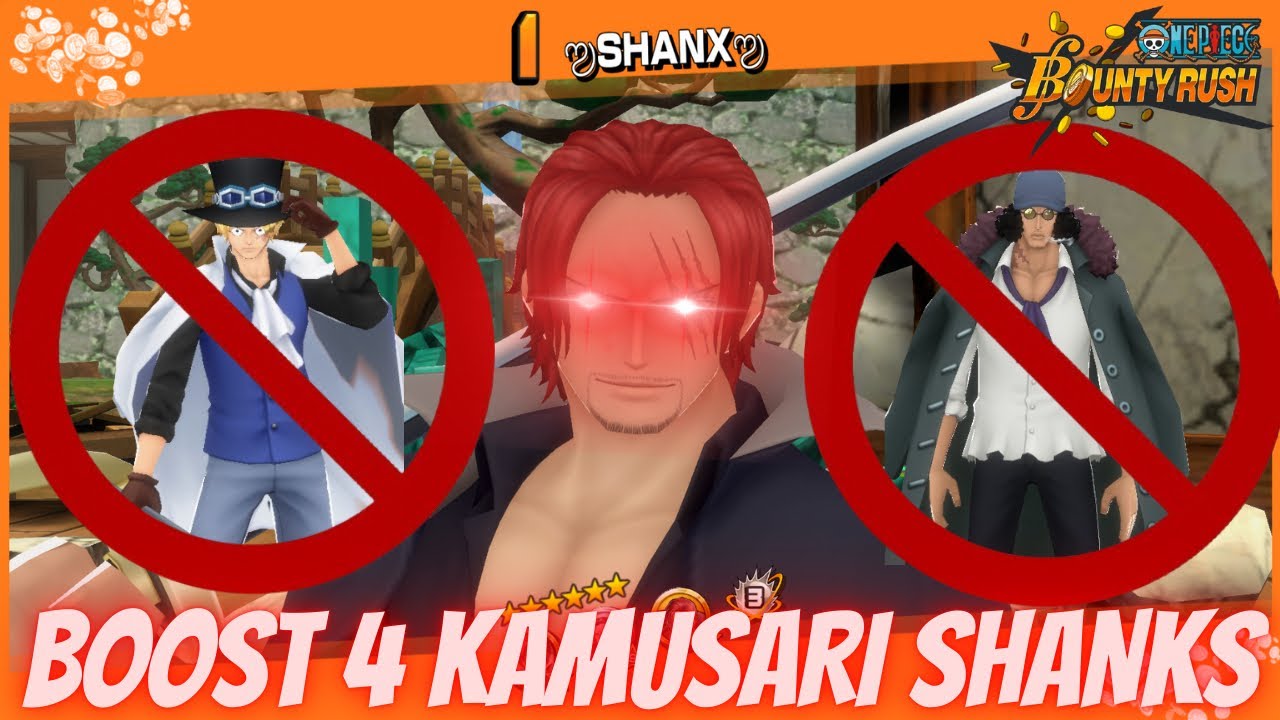 KAMUSARI SHANKS IS BACK IN THE META | BOOST 4 SHANKS GAMEPLAY | ONE PIECE BOUNTY RUSH | OPBR
