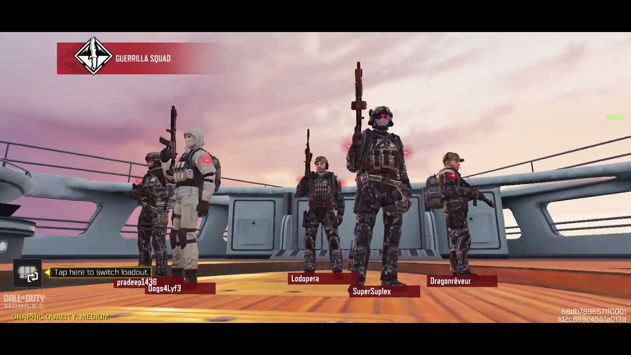 Call of duty (frontline match)special force with ak 47 and desert eagle hijack