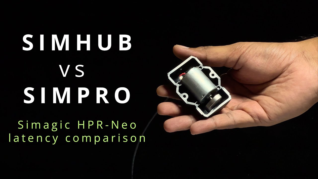 SIMAGIC HPR-Neo latency tested on Simhub and Simpro