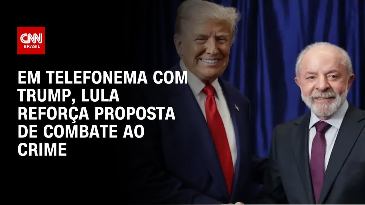 Lula reforça a Trump proposta de combate ao crime | CNN 360°