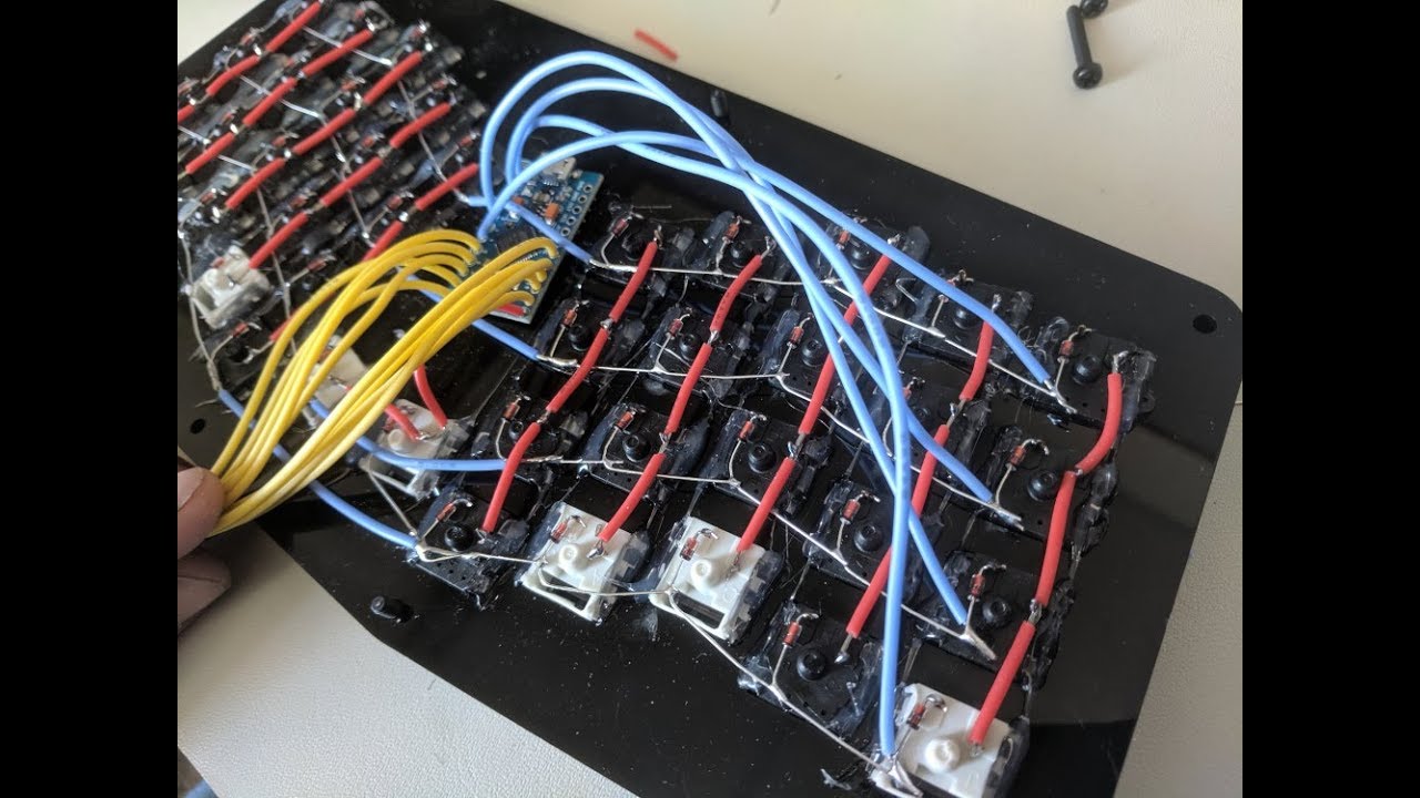 Hand Wired Keyboard, Atreus DIY Build