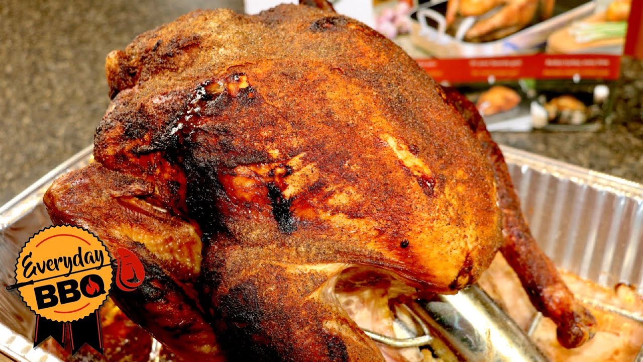 Easy Smoked Turkey Recipe w/ Camp Chef Turkey Cannon - How to use Turkey Cannon - Perfect Turkey