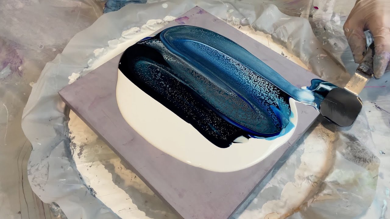 158. Sheleeart Australian Fluid Artist - Ocean Beach Swipe