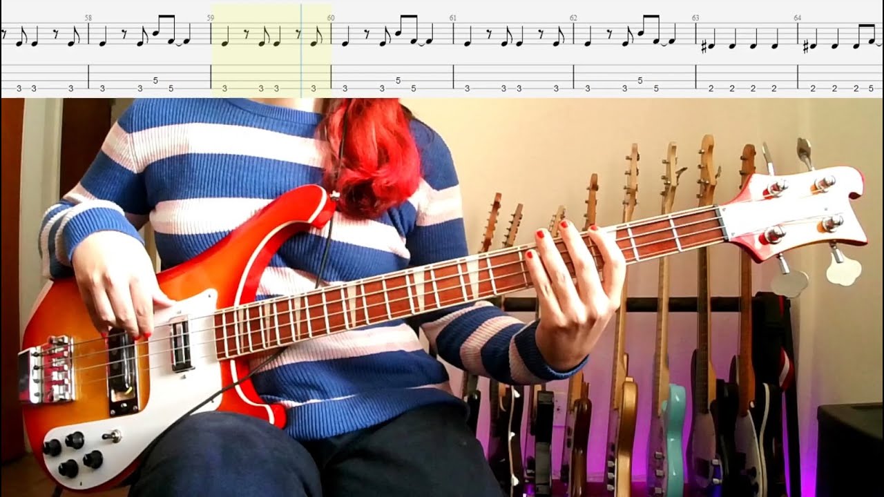 Daft Punk - One More Time (Bass Cover With Tabs)