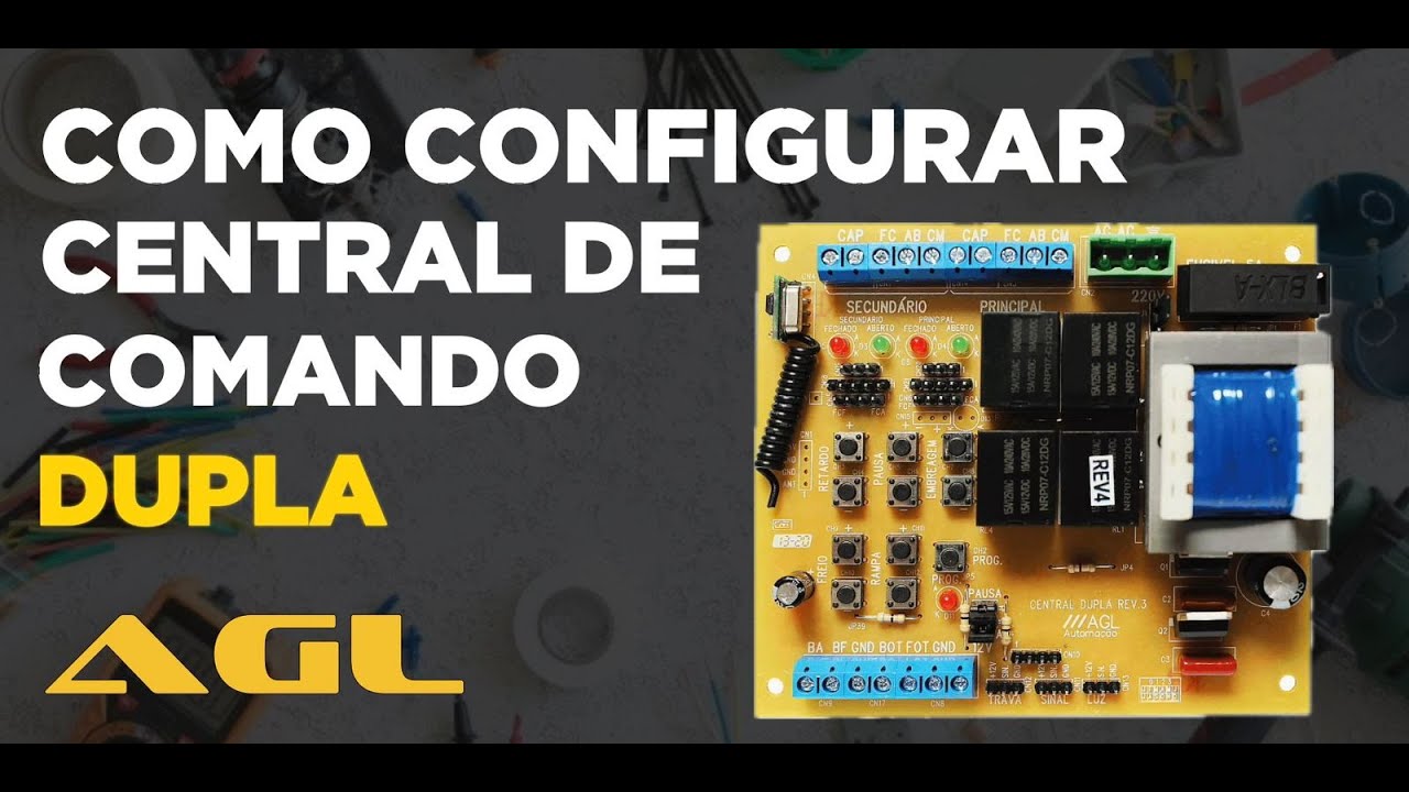 COMO CONFIGURAR CENTRAL A CENTRAL DUPLA AGL