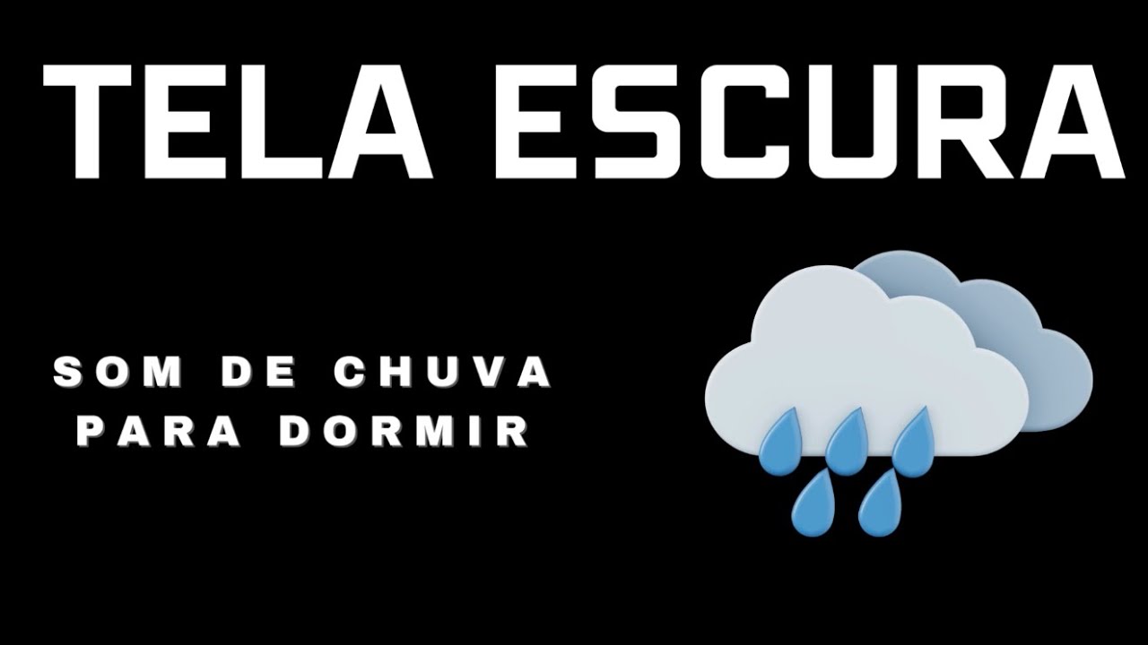 SOM DE CHUVA PARA RELAXAR E DORMIR 😴 